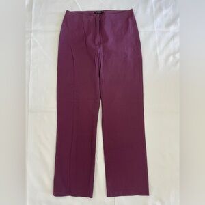 Vintage Sisley Pants Women's Size 38 Trouser "Made In Italy" front zip